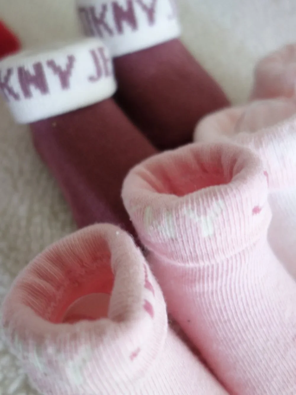 14 New Pairs of Infant Baby Girl Dress Socks Incl. DKNY & Laura Ashley Ruffles B